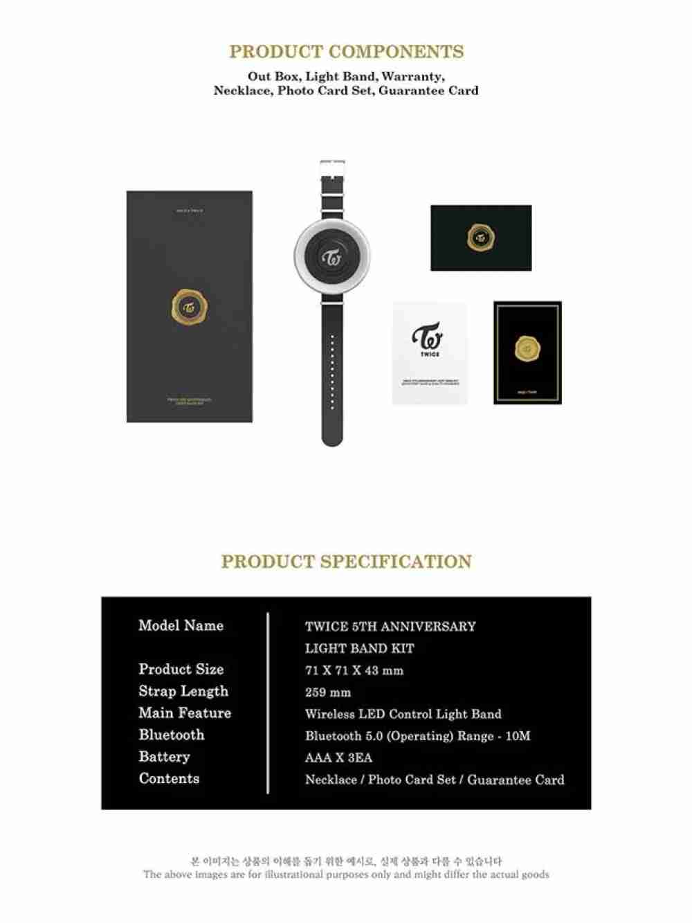 Twice Light Band Kit 5th Anniversary Md