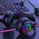 Audífonos Onikuma X7 Pro Gamer Luz Rgb