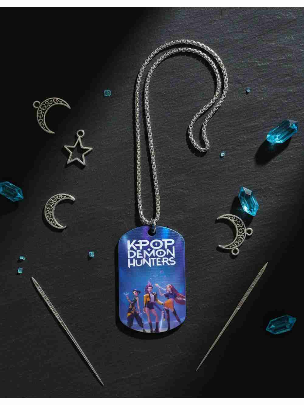 Collar Placa K-pop Demon Hunters Huntrix