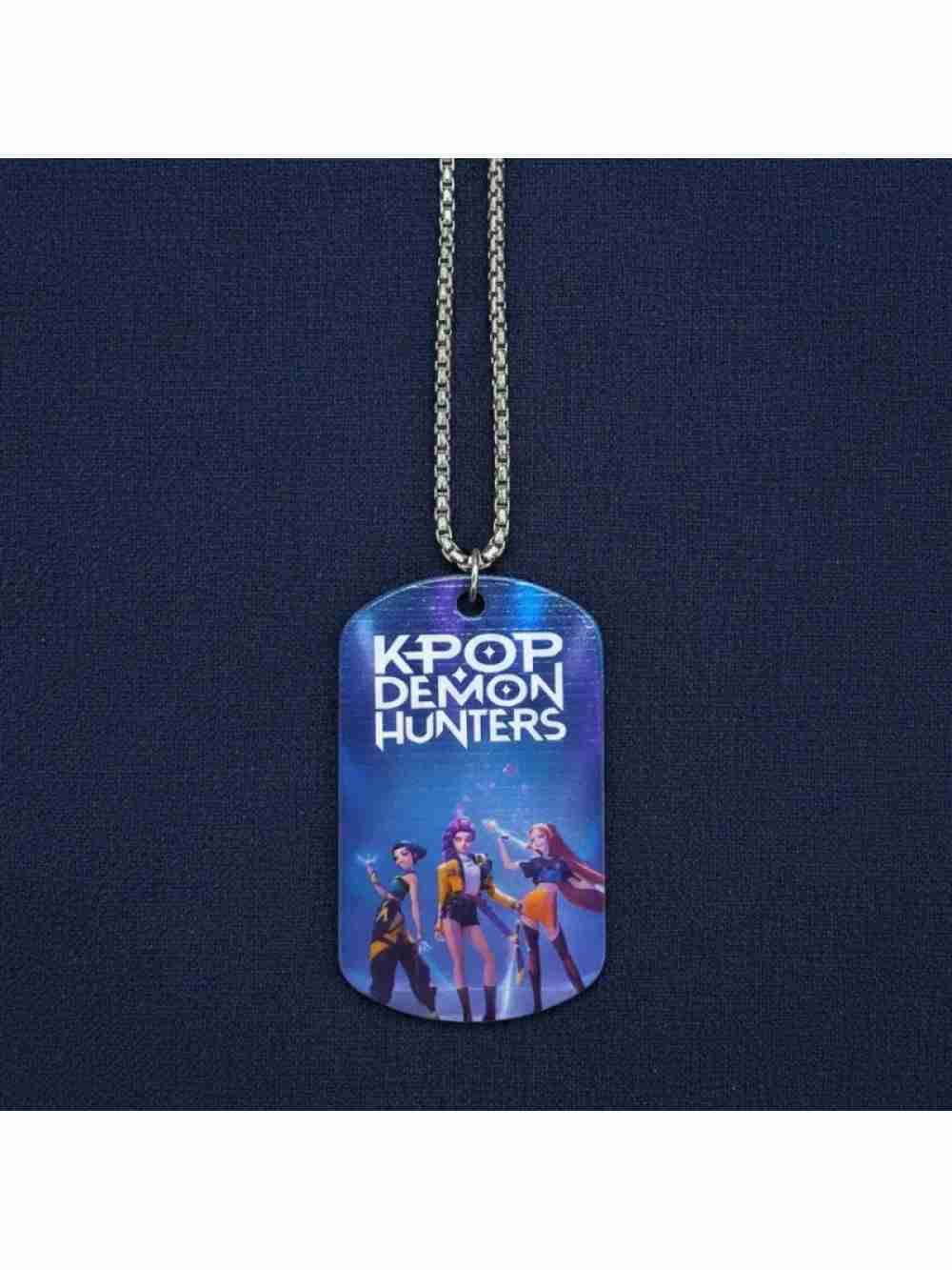 Collar Placa K-pop Demon Hunters Huntrix