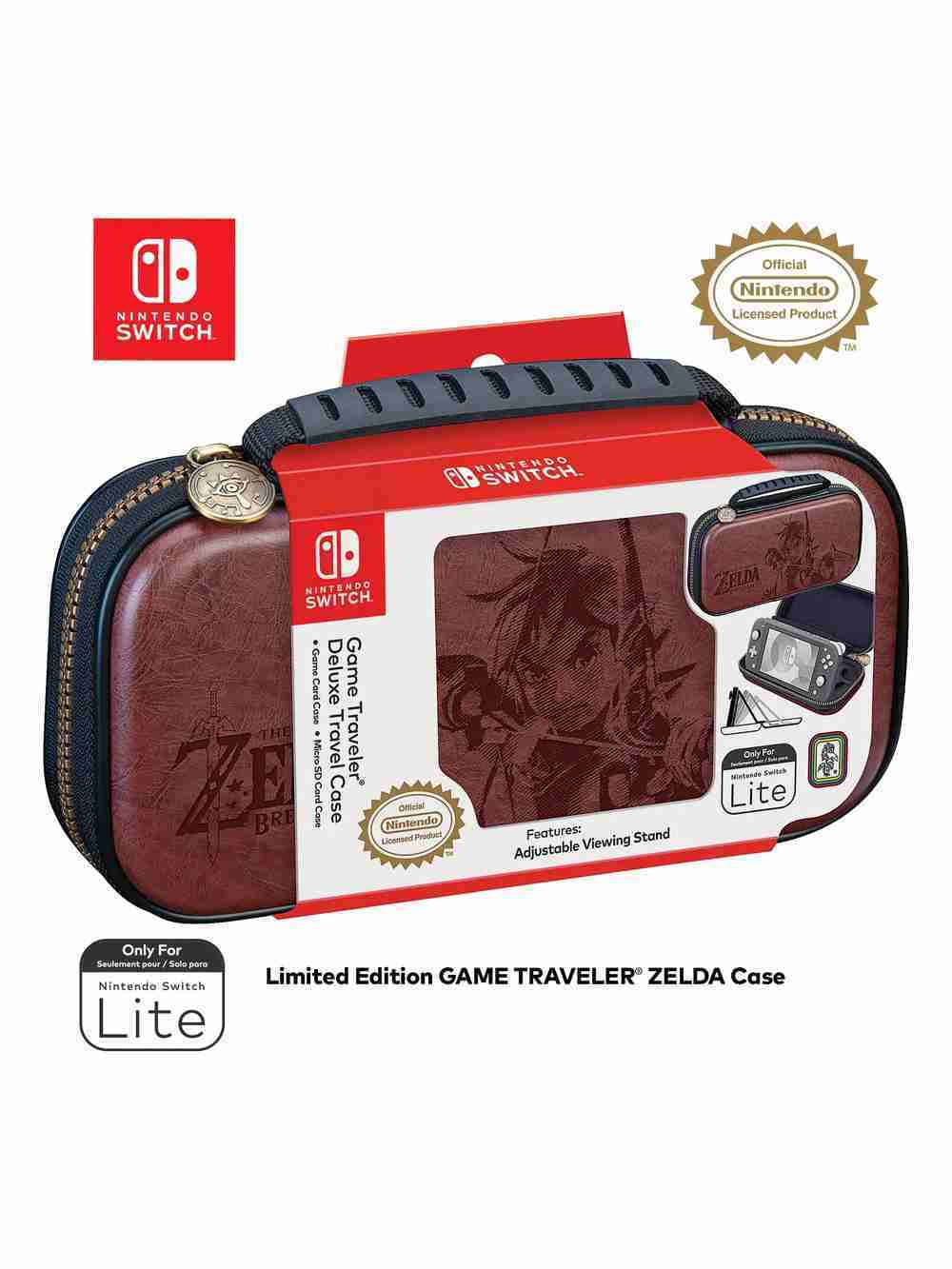Estuche Protector Deluxe Case Zelda Switch Lite