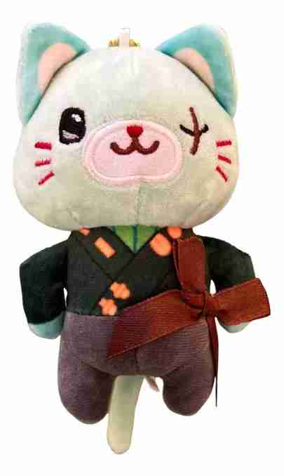 774385-MLV110120579961_042026 Peluche Llavero Gato Zoro One Piece 13cm