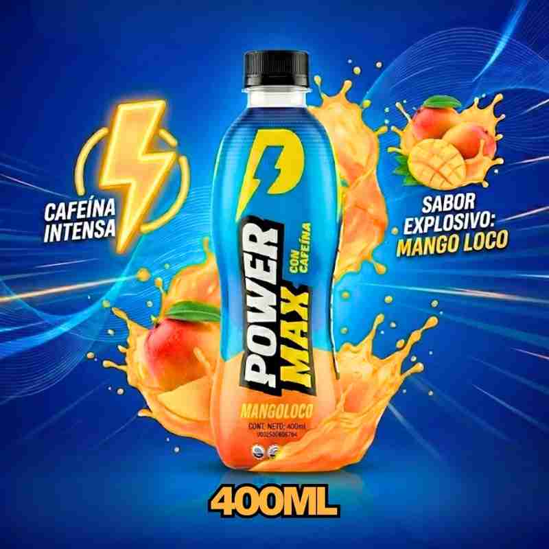 Power Max Mango loco Bebida Power Max Mangoloco 400ml