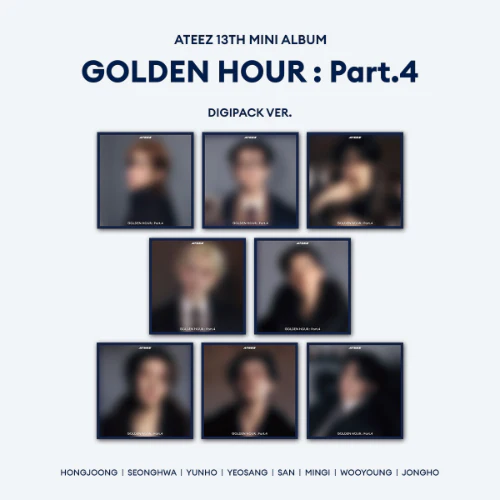 ateez golden hour part 4 digipack2 Ateez - 13th Mini Album Golden Hour Part. 4 Digipack Ver