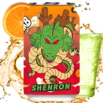 Sparkling Water Orange Flavor Shenlong Dragon Ball 330ml
