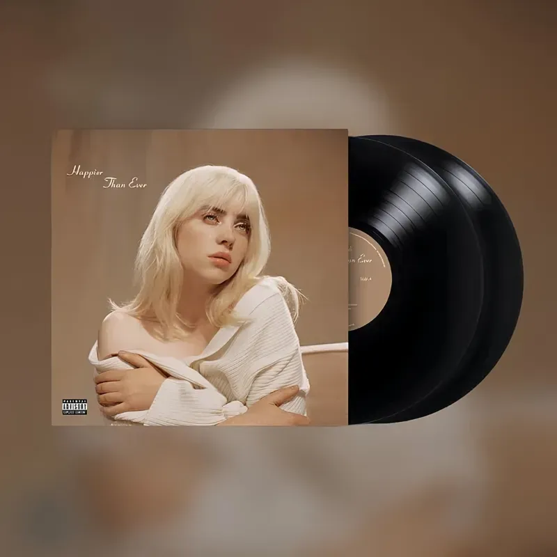 845606-MLV111410830424_052026 Billie Eilish - Happier Than Ever Vinilo Doble 2lp