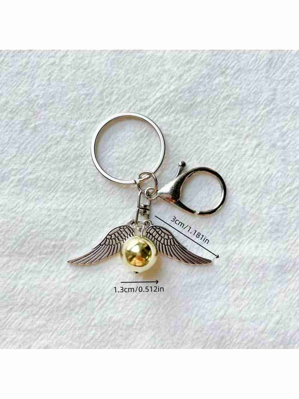 Llavero Plateado Snitch Dorada Harry Potter