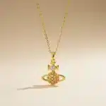 Collar Dorado Saturno Estrellas Nana Vivienne Wetswood