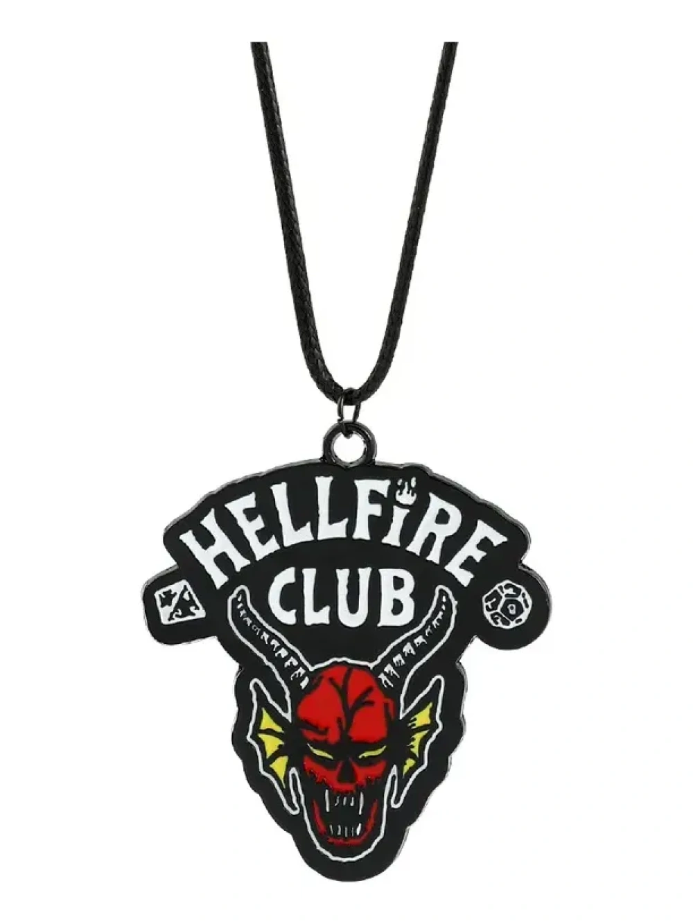 Collar Negro Logo Hellfire Club Stranger Things