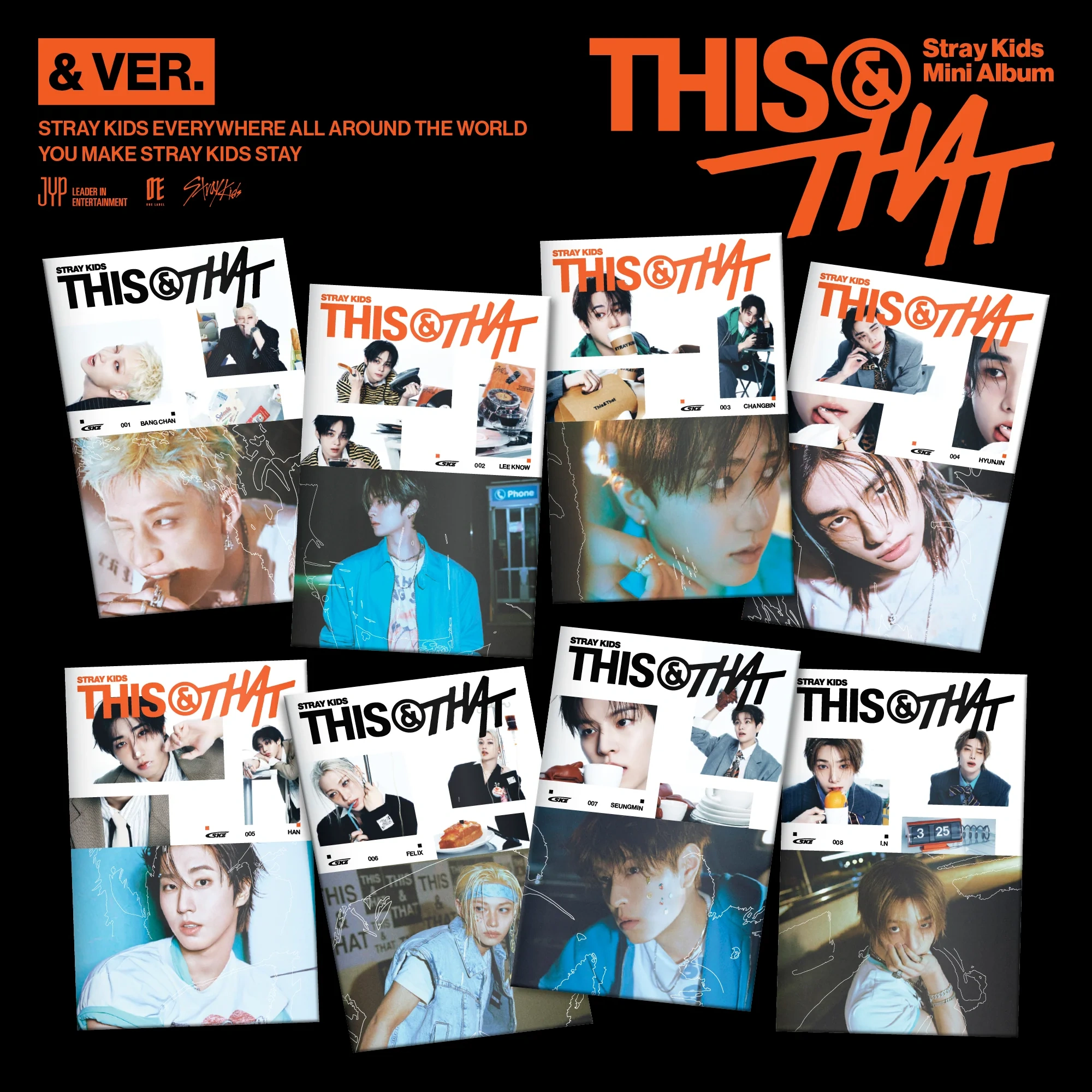 Stray Kids - This & That (& Ver.) 10th Mini Album K-pop Stray Kids - This & That (& Ver.) 10th Mini Album K-pop
