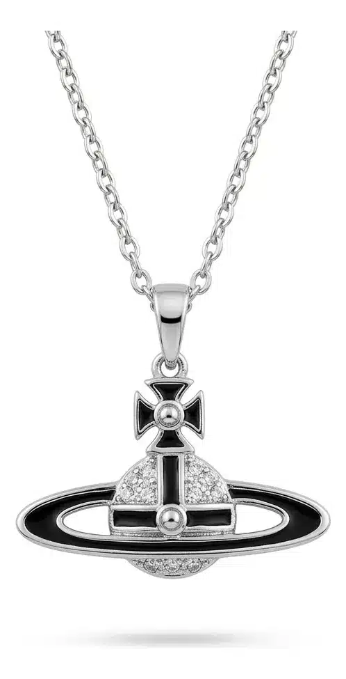 Producto Collar Saturno Aro Negro Nana Vivienne Westwood