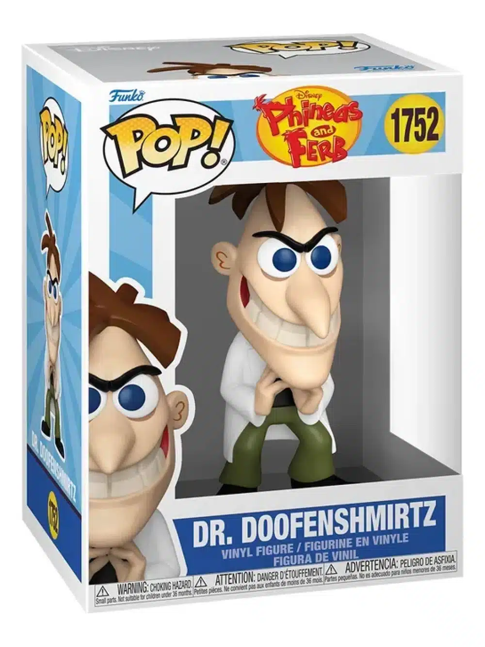 Funko Pop! 1752 Original Dr. Doofenshmirtz Phineas And Ferb