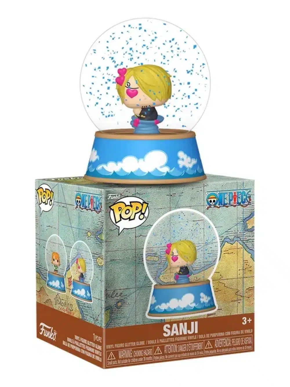 Funko Pop! Mini Glitter Globe Sanji One Piece