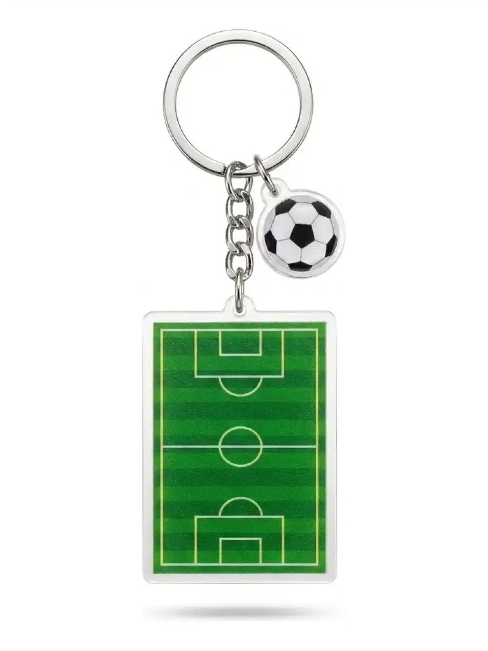 Llavero Acrilico Campo De Futbol Y Balon