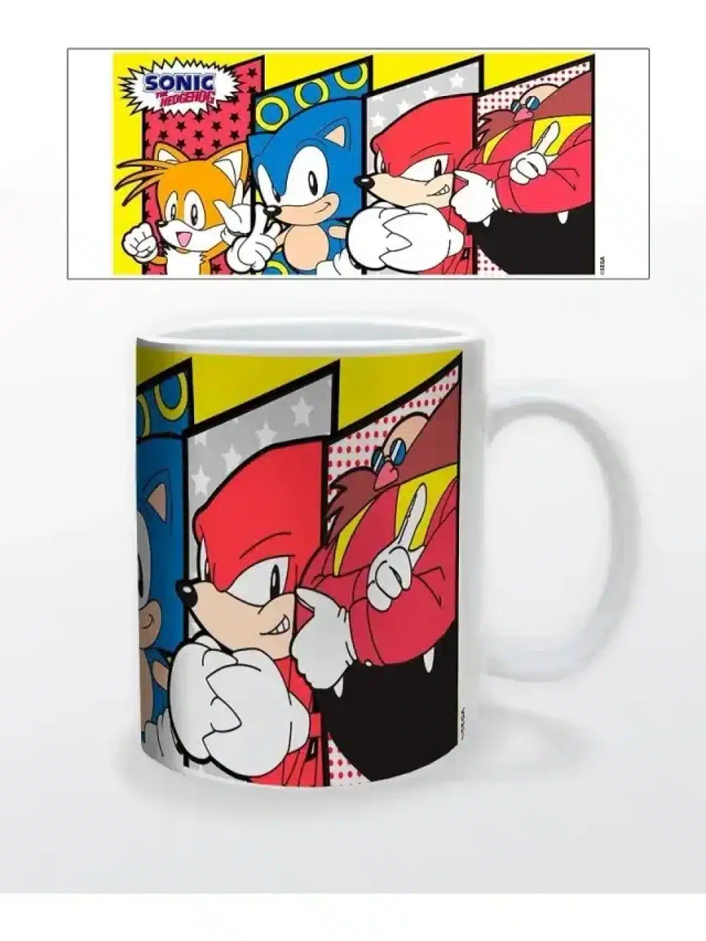 Taza Ceramica Roster Sonic The Hedgehog 325ml