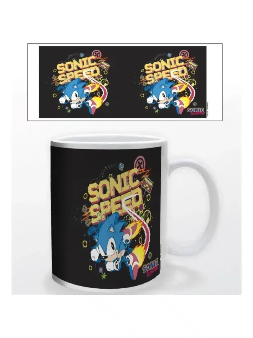 Taza Ceramica Speed Sonic The Hedgehog 325ml