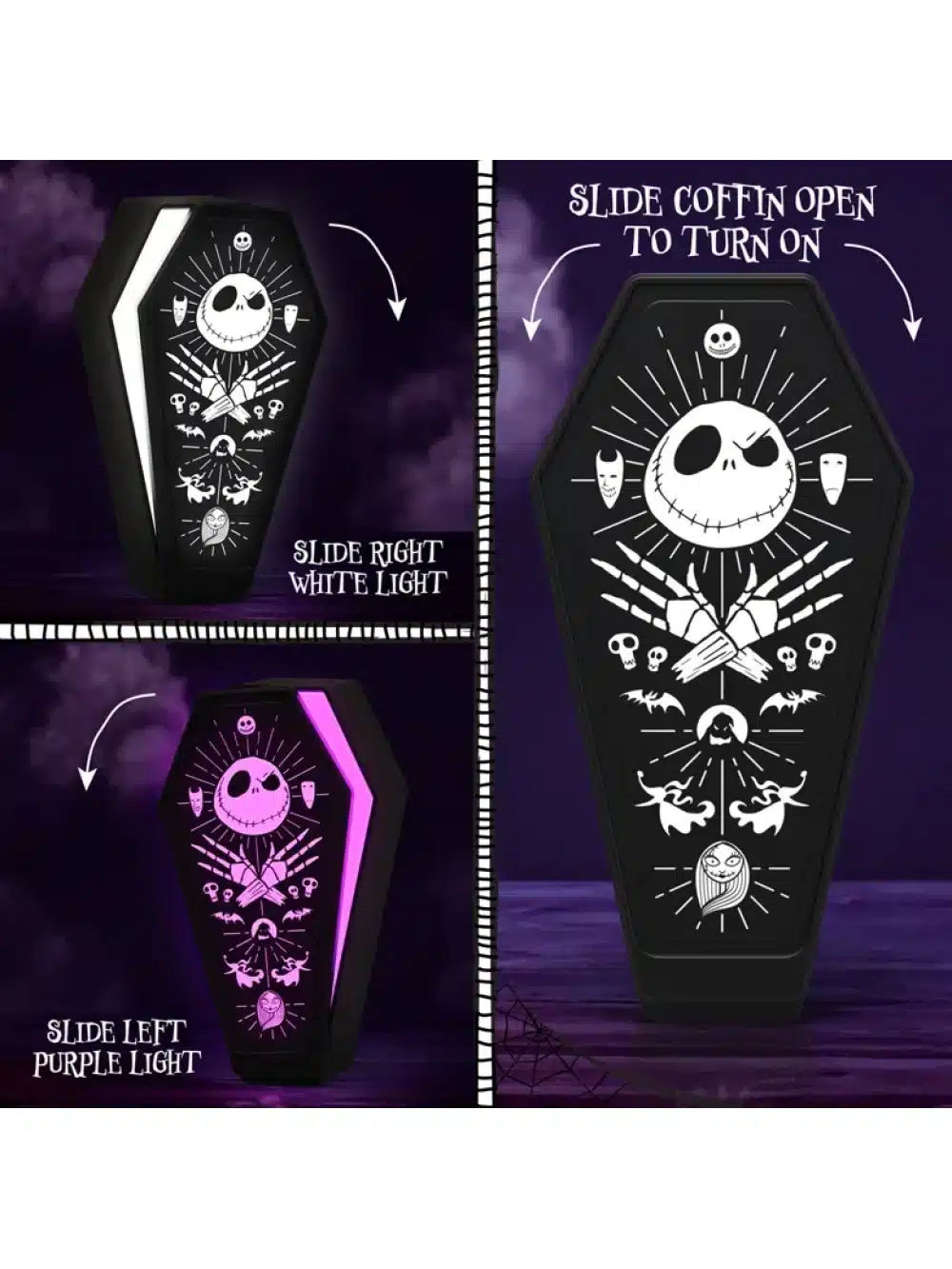 Lampara Ataud Jack Skellington El Extraño Mundo De Jack