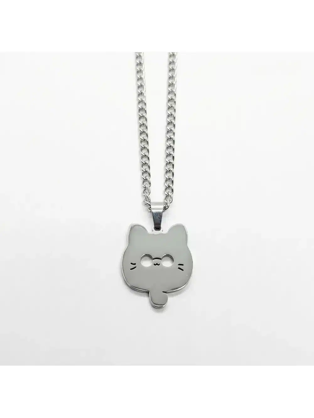 Collar Plateado Gato Gojo Jujutsu Kaisen