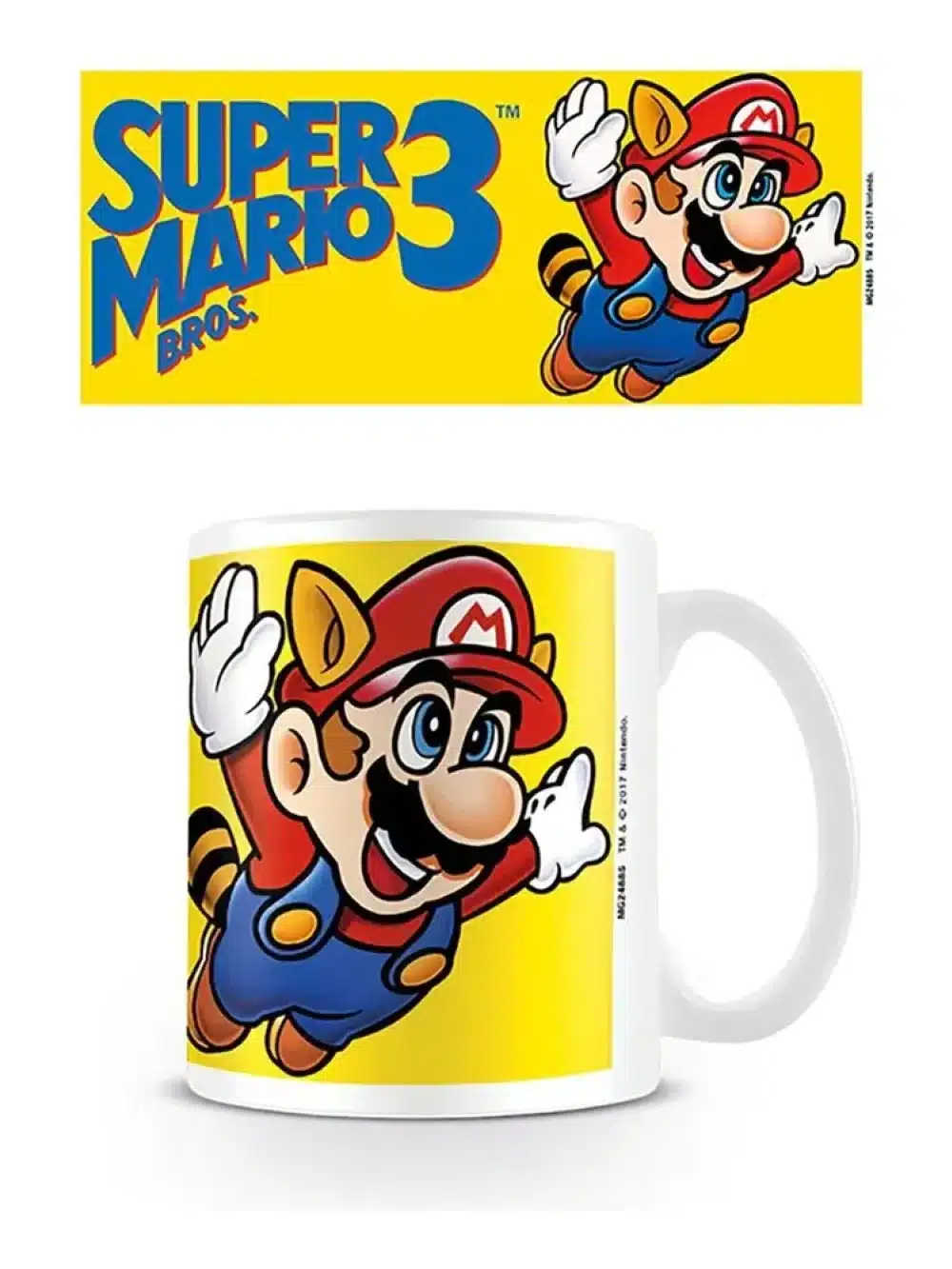 Taza Ceramica Mario Mapache - Super Mario Bros 3 325ml