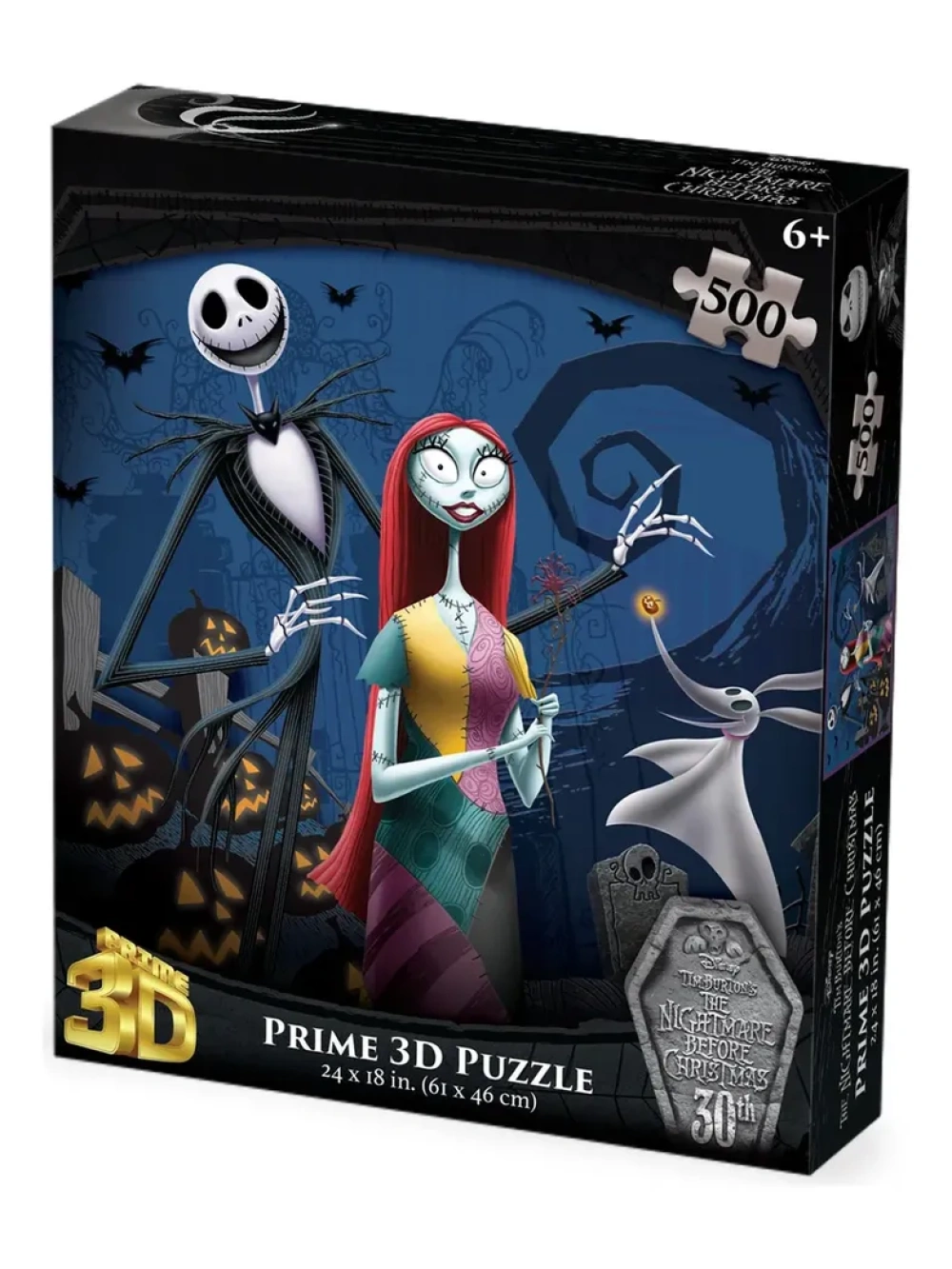 Rompecabezas Jack Y Sally Extraño Mundo De Jack 30th 500pzas